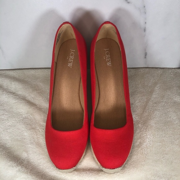 J. Crew Seville Espadrille Wedges Sz 9.5 - Picture 2 of 12